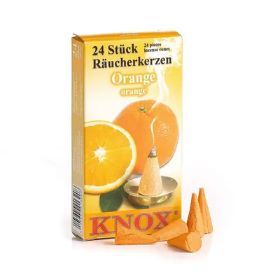 Obrázek produktu pro KNOX - Sada 2 vonných kuželek velikosti M - oranžová