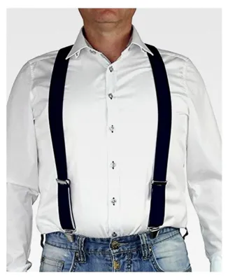 Produktbild von Herren Hosenträger mit 4 Clips uni extra lang 130 cm