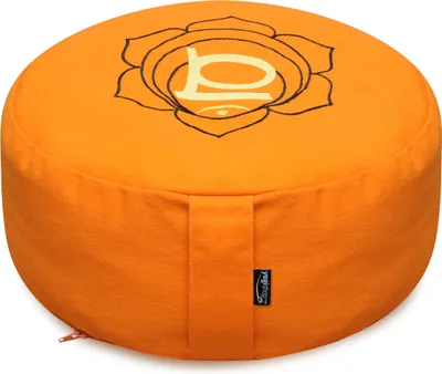 Produktbild von Meditationskissen - rund - Chakras - organic Baumwolle - ø 36cm x 15cm