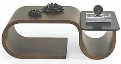Produktbild von Designer Brauner Wohnzimmertisch Beistelltisch Luxus Couchtisch Möbel
