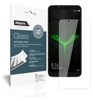 Produktbild von 2x Schutzfolie für Xiaomi Black Shark Helo - Anti-Shock 9H Folie dipos Glass