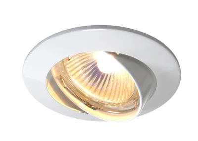 Image de Spot encastré MR16 en fonte, orientable, blanc