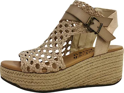 Immagine prodotto di Blowfish, Lorrah, Damenschuhe, sandali con zeppa, sandali, oro, casual