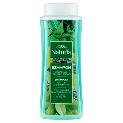 Produktbild von JOANNA Naturia Shampoo für normales und fettiges Haar Brennnessel und Grüner Tee 500ml