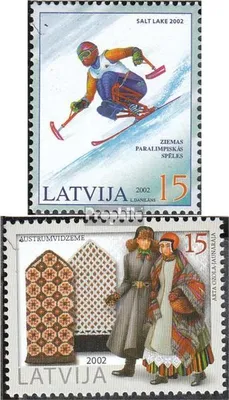 Produktbild von Briefmarken Lettland 2002 Mi 566,579 (kompl.Ausg.) postfrisch Olympia