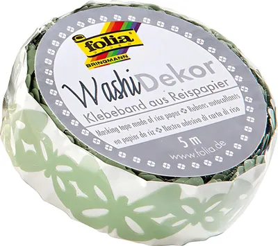Image de folia Deco-Border Washi-Decor "SCHMETTERLINGE" 15 mm x 5 m