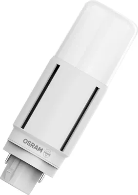 Produktbild von OSRAM HOMELIGHTING 4058075824577 LED (monochrome) EEC E (A - G) G24d- 9.5 W = 26 W Warm white (Ø x H) 37.70 mm x 37.70 mm 1 pc(s)