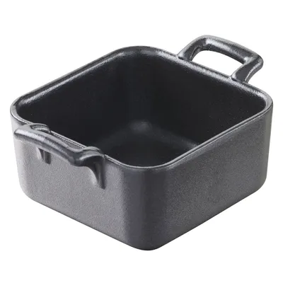 Immagine prodotto di REVOL Ciottolo in porcellana Ramekin piccola pirofila da forno Nero 0,08 L
