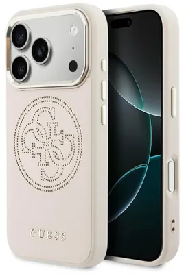 Obrázek produktu pro Perforované pouzdro Guess 4G MagSafe pro iPhone 17 Pro - růžové