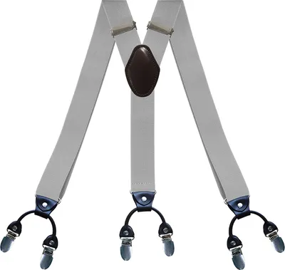 Immagine prodotto di INF Bretella con 6 clip Grigio chiaro