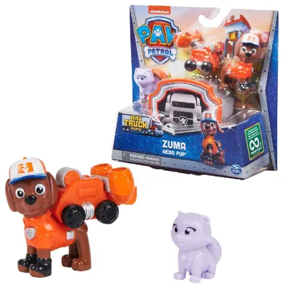 Produktbild von PAW Patrol , Big Truck Pups, Zuma als Action-Figur mit Rettungsdrohne zum Anheften, Kabine als Hauptquartier und tierischem Freund, Kinderspielzeug, 3 Jahr(e), Paw Patrol, Mehrfarbig