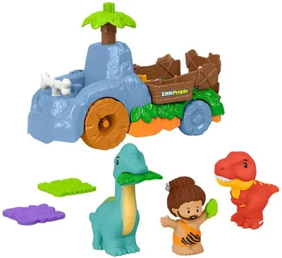 Produktbild von Fisher-Price Little People Dino Wobble Truck, LKW, 1 Jahr(e), Kunststoff, Mehrfarbig