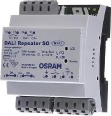 Obrázek produktu pro Osram DALI REP SO, 0 - 50 °C, 50/60 Hz, 72 mm, 96 mm, 62 mm, 178,2 g