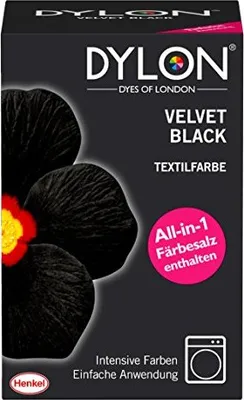 Zdjęcie produktu dla BARWNIK DYLON CZARNY 350 g. SZYBKIE BARWIENIE W PRALCE
