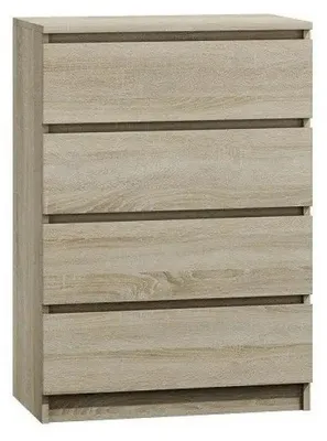Zdjęcie produktu dla Topeshop M4 SONOMA, Dąb, 4 szuf., Płyta wiórowa, Monochromatyczny, Nowoczesny, Płyta wiórowa