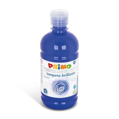 Produktbild von Primo 202BR500500 Tempera-Farbe 500 ml Flasche Blau
