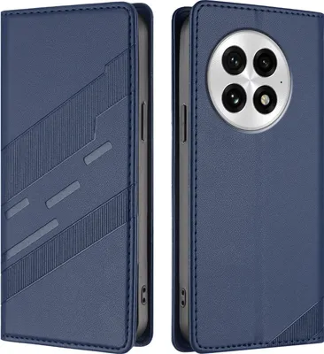 Obrázek produktu pro Pouzdro pro OnePlus 13,Polyuretankožené peněženkové pouzdro s přihrádkou na karty a funkcí stojánku Blau
