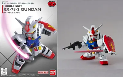 Produktbild von Bandai Model Kit - Gundam - Sd Gundam Ex-Standard Rx-78-2 Gundam - Model Kit