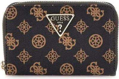 Obrázek produktu pro Guess Peněženka Laurel Large Zip Mocha Logo