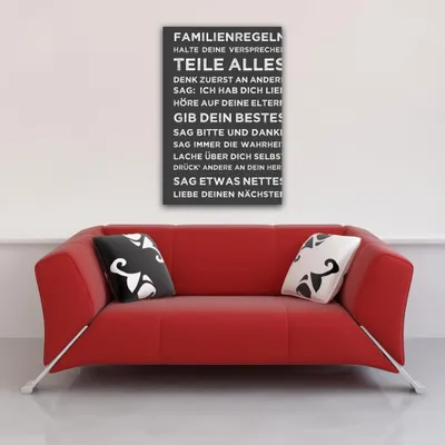 Obrázek produktu pro Motivační - Plakát - Rodinná pravidla + 1 plakát o velikosti 61x91,5cm