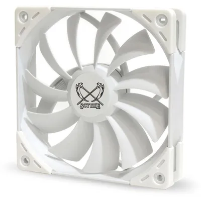 Produktbild von Kaze Flex 120 WEISS PWM 120x120x27, Gehäuselüfter