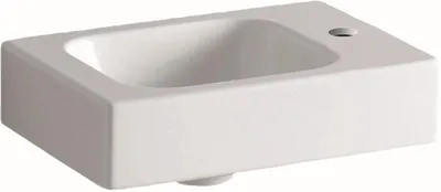 Produktbild von Geberit Geberit Handwaschbecken iCon 380x280mm m HL rechts we KT