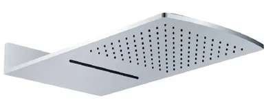 Produktbild von Wand-Kopfbrause, 600x320mm, Kaskade, Chrom