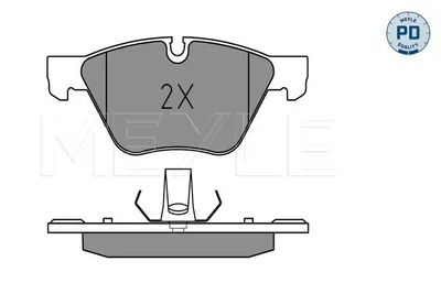 Produktbild von MEYLE 025 246 9719/PD Bremsbeläge Vorne für BMW 5 Touring (F11) 5 Limousine (F10)