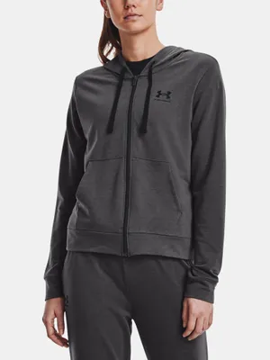 Zdjęcie produktu dla Under Armour Rival Terry FZ Hoodie-GRY - M