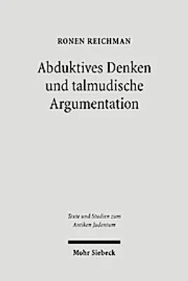 Obrázek produktu pro Reichman: Abduktives Denken/talmudische Argumentation