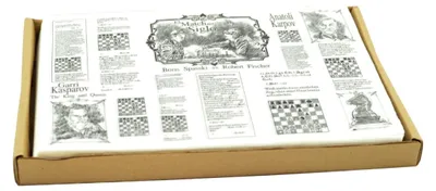 Fettdichtes Kraftpapier 30x20 cm, 500 St., weiß, Schachmuster
