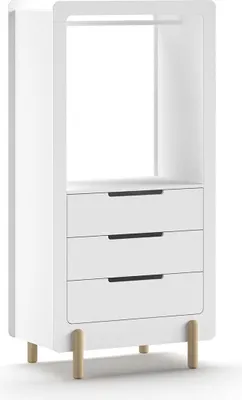 Produktbild von Regalschrank Karyl 88x54x180 Standregal MDF Weiß