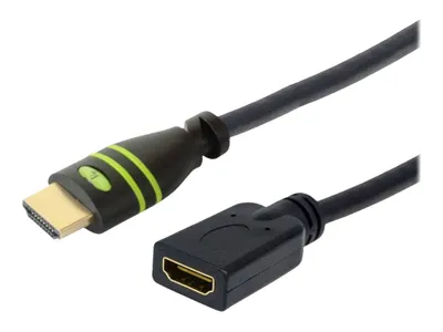 Image de Techly ICOC-HDMI2-4-EXT030 Techly HDMI 4K 60Hz High Speed mit Ethernet, schwarz, 3,0m