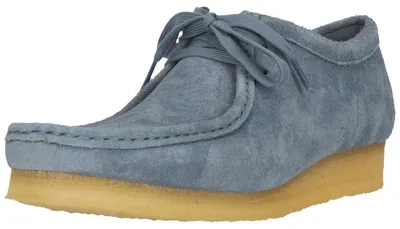 Produktbild von Clarks Originals Schnürschuhe Wallabee French Blue Sde mit ikonischer Sohle 2008B French Blue Sde 43