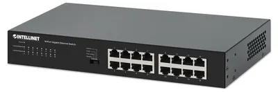 Productafbeelding van Intellinet 561815, Gigabit Ethernet (10/100/1000), geschikt voor montage in een rack