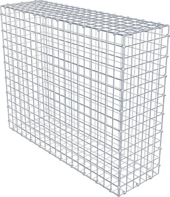 Produktbild von Gabione 100 cm x 80 cm x 30 cm (L x H x T), Maschenweite 5 x 5 cm, Spiralring