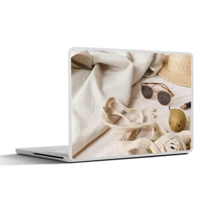 Produktbild von MuchoWow® Laptop Aufkleber Sticker Cover Sommer - Sonnenbrille - Tasche 30x22 cm - Laptop-Sticker