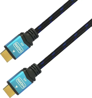Produktbild von AISENS A120-0358, 3 m, HDMI Typ A (Standard), HDMI Typ A (Standard), 3D, 18 Gbit/s, Schwarz, Blau
