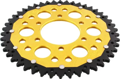 Produktbild von ZF Krone 46 Zähne Teilung 520 Schwarz Gold Dual ZFD-478-46-GLD
