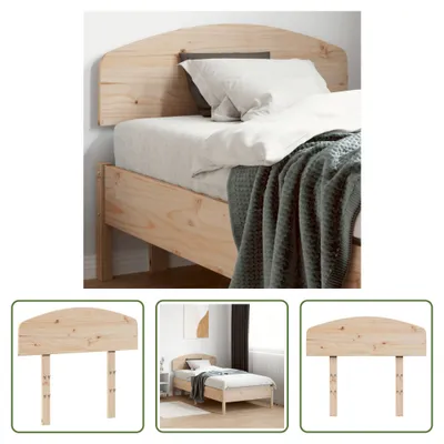 Produktbild von The Living Store Kopfteil 75 cm Massivholz Kiefer