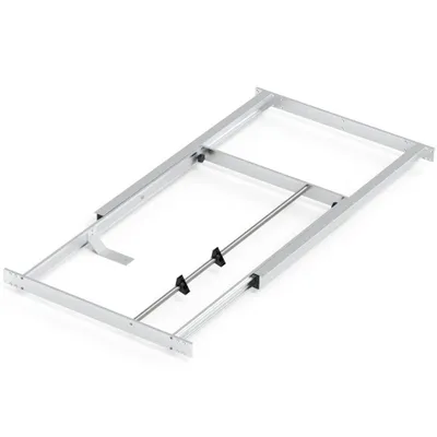 Immagine prodotto di T62 - 1300 mm Telaio per Tavolo Allungabile, Estrazione Parziale, piastra da 79 cm, 2 allunghe da 50 cm