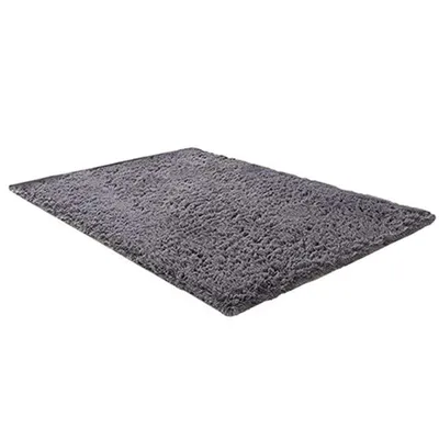 Obrázek produktu pro CANDeal Koberce Chlupaté koberce do obývacího pokoje Chlupaté koberce Koberec do ložnice Omyvatelné měkké koberce Pohodlné pro domácí dekorace (šedá, 80 x 120 cm)