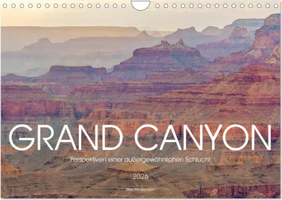 Produktbild von Grand Canyon - Perspektiven einer außergewöhnlichen Schlucht (Wandkalender 2026 DIN A4 quer), CALVENDO Monatskalender