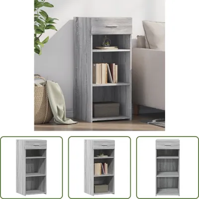 Produktbild von The Living Store Sideboard Grau Sonoma 40x42,5x93 cm Holzwerkstoff