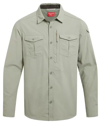 Image de Craghoppers - Chemise « Adventure III » pour homme, manches longues CG2173 (4XL) (vert laurier)