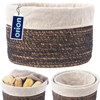Image de Orion Panier de rangement Panier d'étagère Panier tressé naturel 24x15 cm