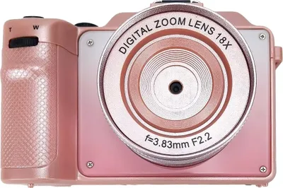 Immagine prodotto di INF Fotocamera digitale 4K/48MP/zoom digitale 18X/stabilizzazione/autofocus/doppia fotocamera Rosa