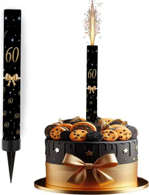 Produktbild von Tortenbrunnen GOLDEN RIBBON 60. Geburtstag 1 St.