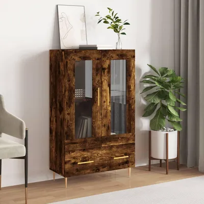 Immagine prodotto di vidaXL Credenza rovere affumicato 69,5x31x115 cm materiale a base di legno
