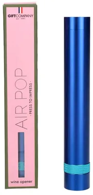 Produktbild von Gift Company Air Pop Weinöffner blau 14cm